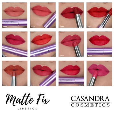 LIPSTIK CASANDRA MATTE FIX Lazada Indonesia