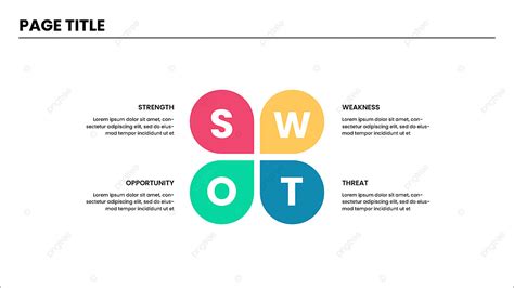 Swot Analysis Diagram Powerpoint Template Vector Template Download On Pngtree