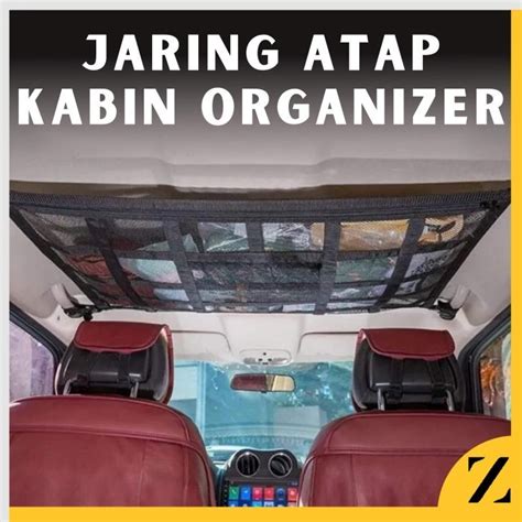 Jual Jaring Cargo Atap Plafon Dalam Mobil Car Ceiling Organizer Net