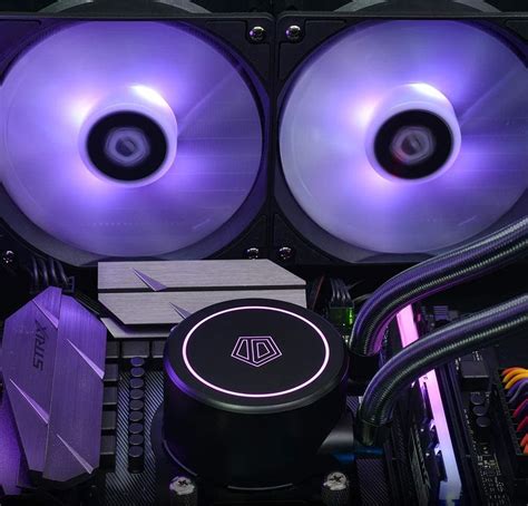 Id Cooling Auraflow X 240 Cpu Water Cooler 12v Rgb Aio Cooler 240mm Cpu