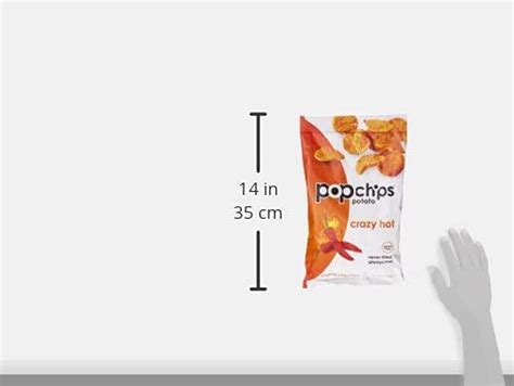 Popchips Crazy Hot Spicy Crunch Snack Oz Bag Gluten Free Low Calorie Buy Now With