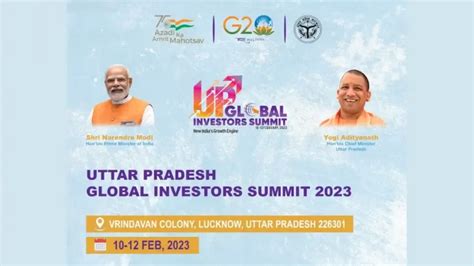 Uttar Pradesh Global Investors Summit 2023 Pms Remarks