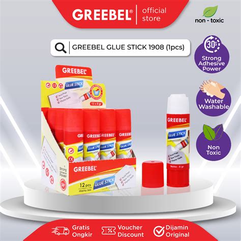 Jual Greebel Glue Stick Gs Gr Pcs Lem Perekat Kertas Stik