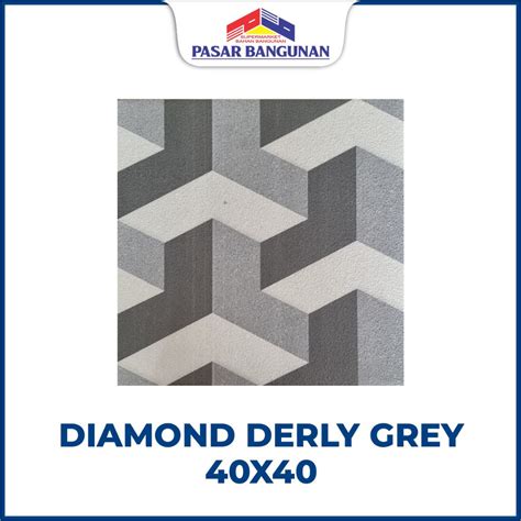 Jual Keramik Lantai Diamond Derly Grey X Kw Shopee Indonesia