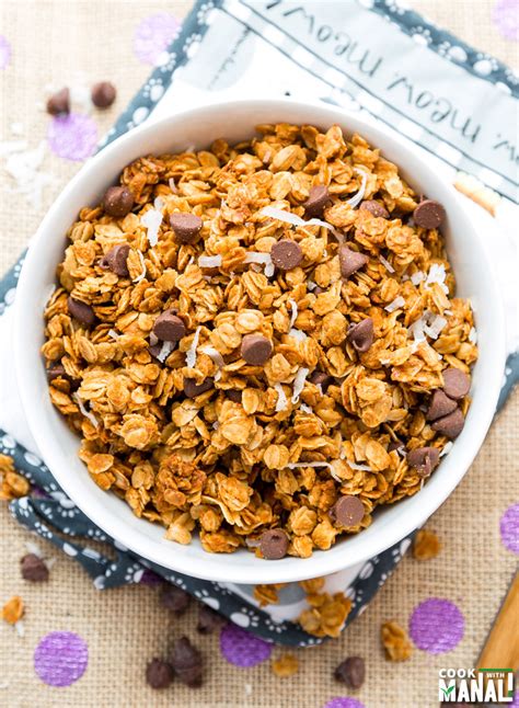 Granola Rolled Oats Granola Recipe Tuts