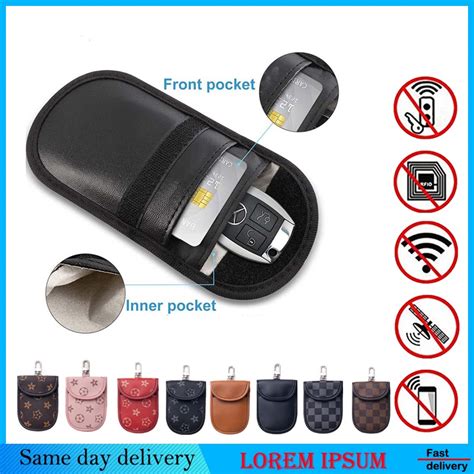 Faraday Cage Protector - Car RFID Signal Blocking, Anti-Theft Pouch ...