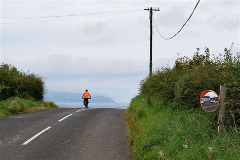 A Cyclist Heads Over The Hill On Cranagh © Kenneth Allen Cc By Sa2