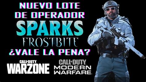 Sparks Frostbite Nuevo Lote De Operador ¿vale La Pena Call Of Duty Modern Warfare Y Warzone