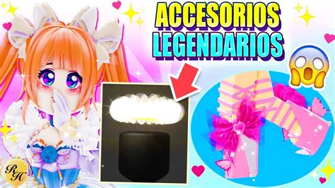 15 Accesorios Legendarios Y Especiales En Royale High 👑 Roblox Youtube