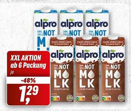 Alpro Not Milk Angebot Bei Simmel Prospekte De