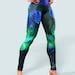 Octopus Yoga Pants Tentacle Neon Leggings Women Workout Etsy