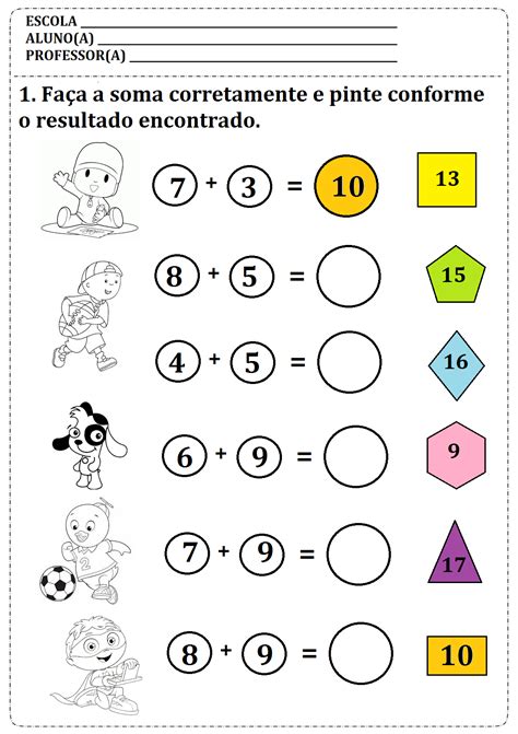 Atividade De Adição 2 Ano Problemas EDUKITA