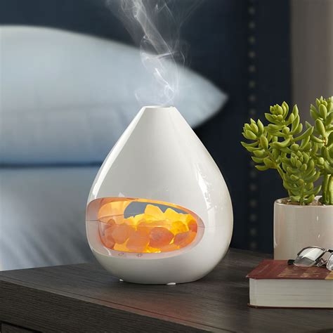 The Himalayan Salt Lamp Diffuser Hammacher Schlemmer