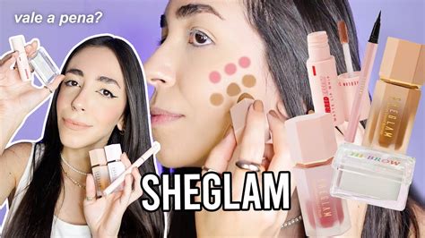 TESTANDO MAQUIAGENS DA SHEIN SHEGLAM YouTube