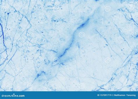 Blue Pastel Marble Texture Background With High Resolution Top View Of