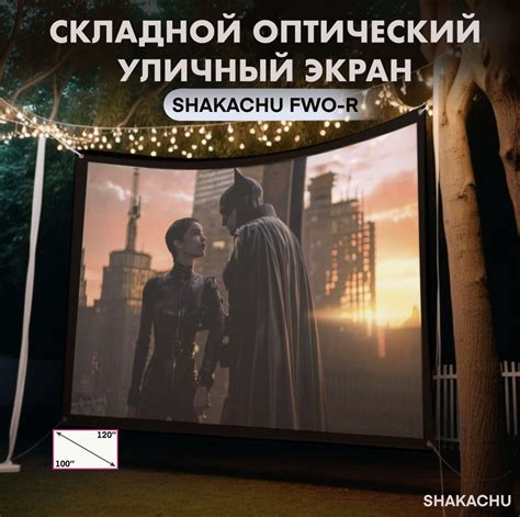 Экран для проектора Shakachu FWO120R 120 дюймов, 16:9, светоотражающий ...