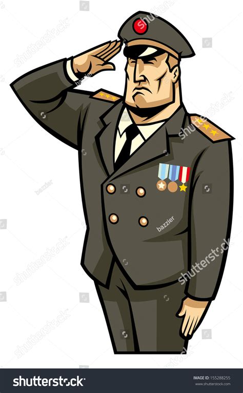 Soldier Salute เวกเตอร์สต็อก ปลอดค่าลิขสิทธิ์ 155288255 Shutterstock