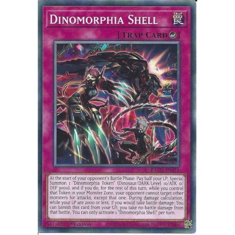 Bach En Dinomorphia Shell Battle Of Chaos Card Yu Gi Oh