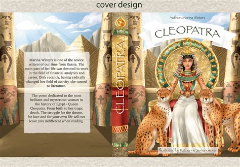 Cleopatra book cover on Behance