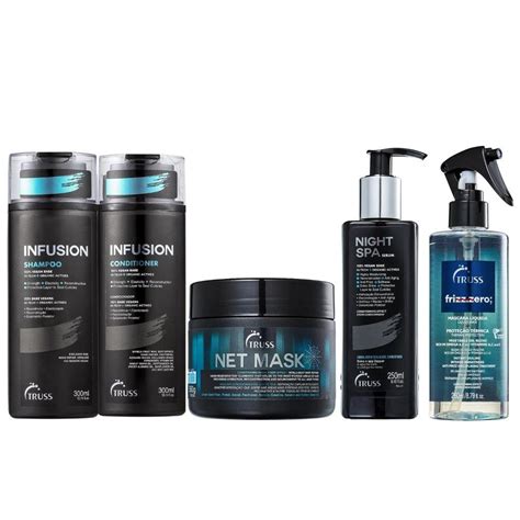 Truss Infusion Shampoo E Condicionador Net Mask Night Spa Frizz