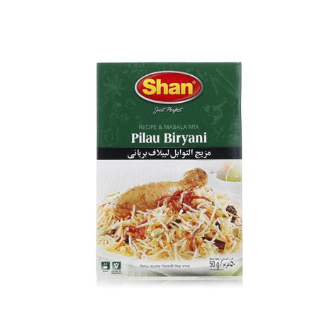 Shan Pilau Biryani Spice Mix 50g Spinneys Uae