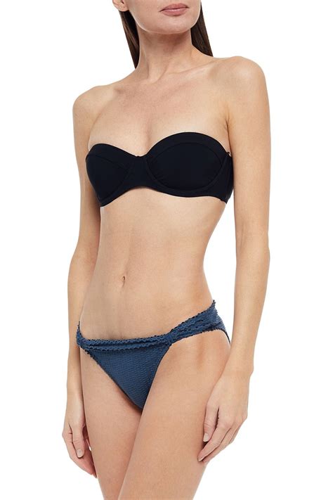 VIX PAULA HERMANNY Scales Bia Laser Cut Low Rise Bikini Briefs THE OUTNET