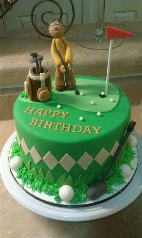 Amandas Specialty Cakes Golf Theme Cake