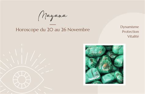 Horoscope Semaine Du 20 Au 26 Novembre 2023 Mayana Bijoux Spirituels