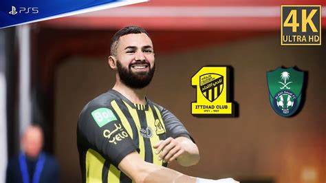 Al Ittihad Vs Al Ahli • Roshn Saudi League 2023 24 Full Match Gameplay