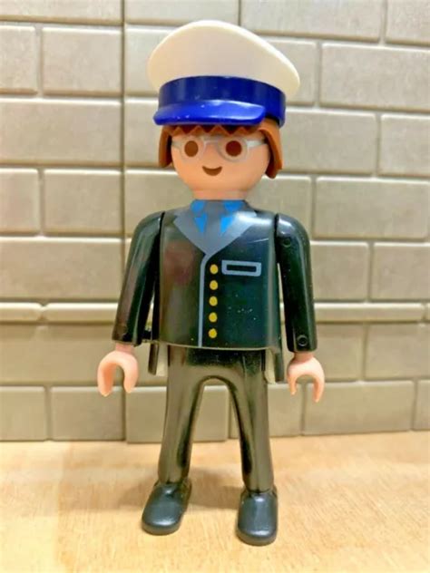 PLAYMOBIL PERSONNAGE POLICIER Gendarme Pompier 28A Pour CUSTOM RARE