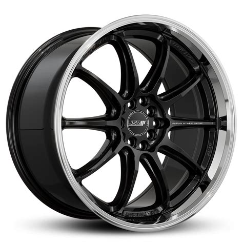 JSR ST37 GLOSS BLACK MACHINED LIP 18X8 5 5X100 WHEEL TYRE PACKAGE