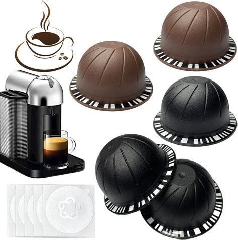 Cápsulas Vertuo reutilizables recargables compatibles con Nespresso