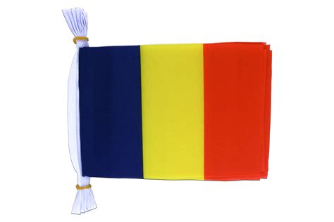 Rumänien Fahnenkette 15 x 22 cm 3 m MaxFlags FlaggenPlatz de