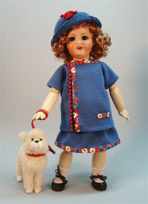 ROBE DE JERSEY 1927 Bleuette Pattern For Doll Clothing Lsds Skirt And