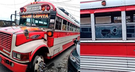 PNC Se Enfrenta Con Delincuentes En Un Asalto A Pasajeros En Un Bus De