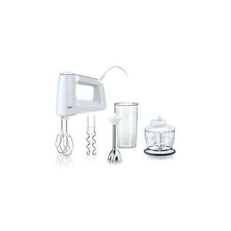 Braun MultiMix 3 HM 3137 - Batteur à main - Blanc - 500 L - Plastique ...