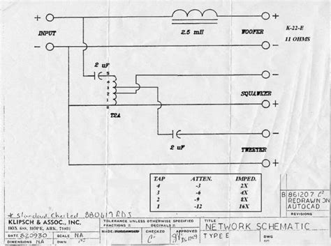 Klipsch Crossover Schematic Images Photos Mungfali