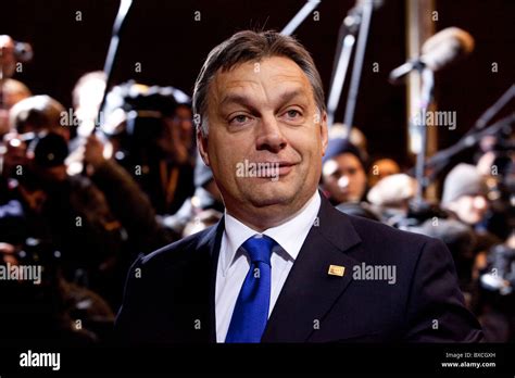 Hungarian Prime Minister Viktor Orban Arrives At The European Council