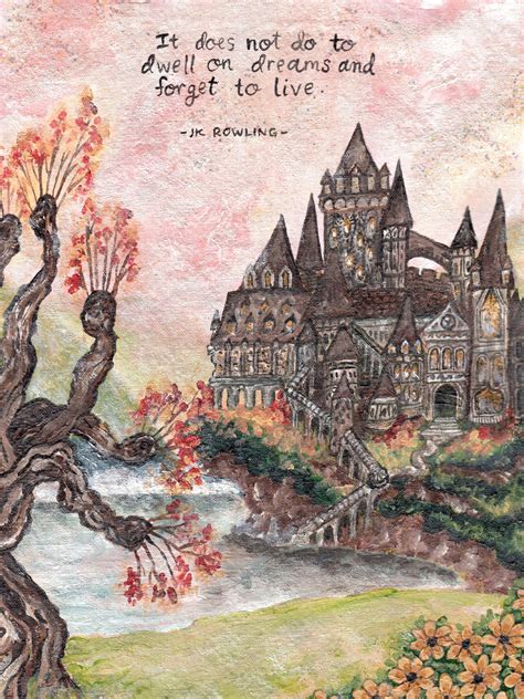 Hogwarts In Autumn Art Print • Sweet Sequels