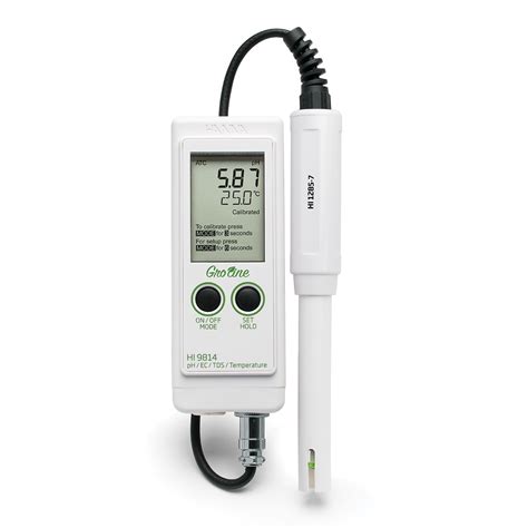 Hi 9814 Medidor De Ph Ce Tds Temperatura Groline Con Sonda