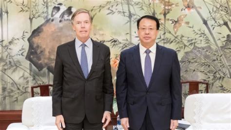 Shanghai Mayor Gong Welcomes Us Ambassador Shine News