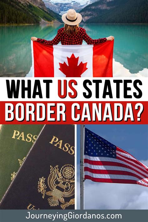 What States Border Canada?