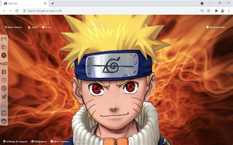 Naruto Wallpaper HD Custom New Tab Echhglchbkgecmkmabhebbjljmhephhn