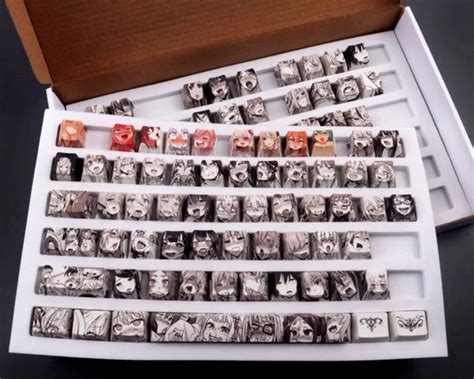 HENTAI Keyboard Keycaps Set Cherry Mx Keycaps Mechanical Etsy