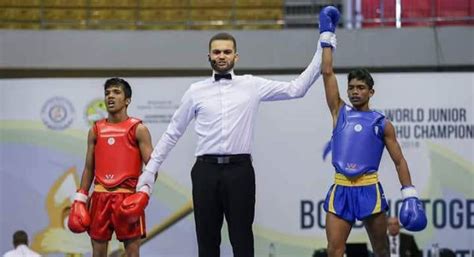 7th World Junior Wushu Championships Odisha Boy Babulu Munda Wins