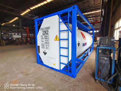 ISO Standard 20FT T7 T14 LDPE PTFE Lined Tank Containers For Chemical