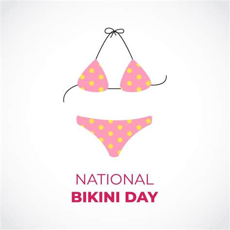 Premium Vector Vector Illustration For National Bikini Day