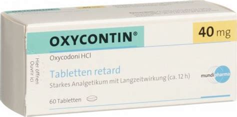 Oxycontin Retard Tabletten 40mg 60 Stück in der Adler Apotheke