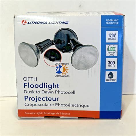 Contractor Select 300 Watt Bronze Dusk To Dawn 2 Light Outdoor Flood