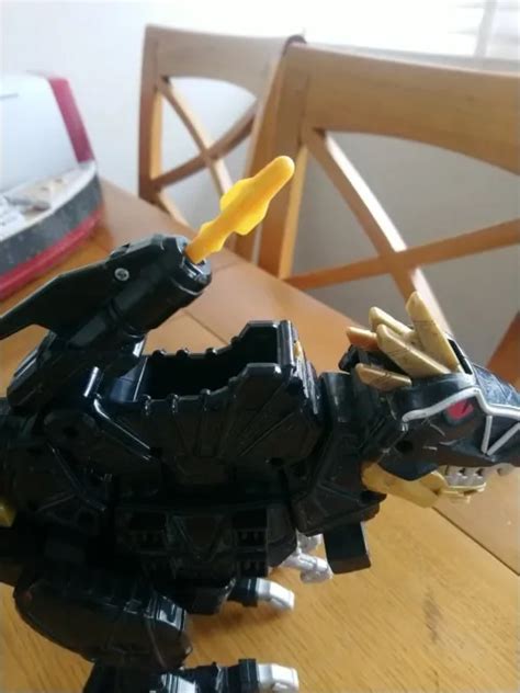 POWER RANGERS DINO Charge Red T Rex Megazord Stego Tricera Zord